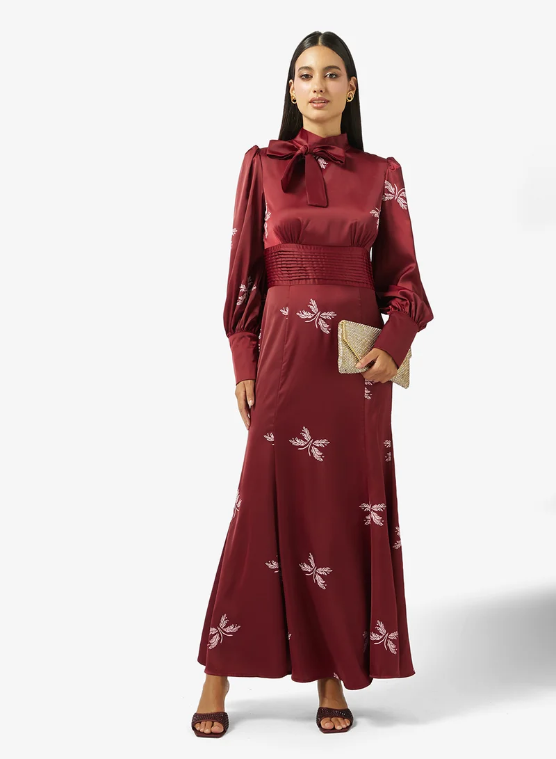 Khizana  Printed A-line Dress for Women | Best Price UAE